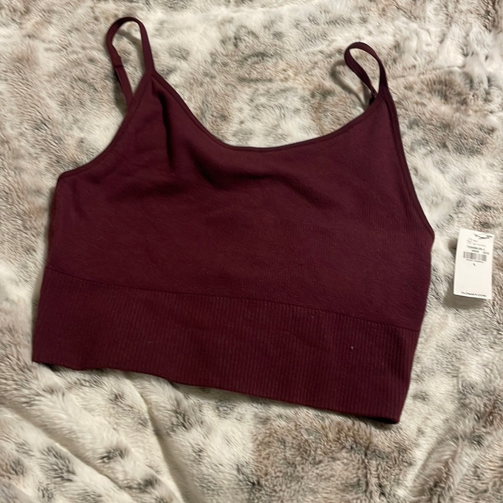 Maroon bralette Old Navy